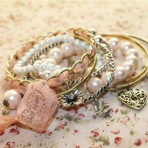 Fashion Bracelets And Lovely Style Multi-pendants..