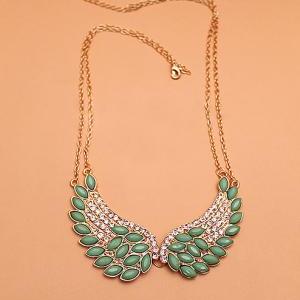 Gold Necklace Angel Wing