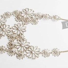 Fashion Necklace Personality Flower Choker
