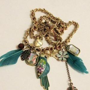 Fashion Necklace Jewelry Rhinestone Oval Pendant
