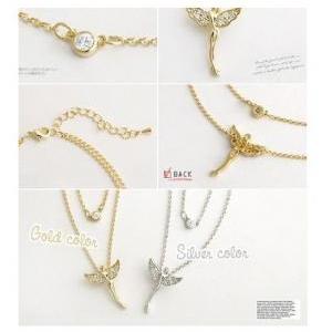 Style Fashion Exquisite Flying Angel Necklace For..