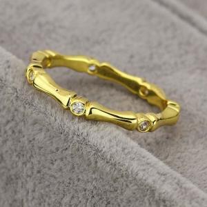 18k Gp Gold Plated Eternity Ring