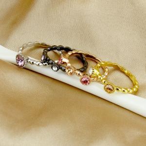Lovely Rings Brass Gold Plated Lady Rings Set..