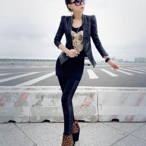 Casual Style Scoop Neck Sequin Owl Long Sleeve..