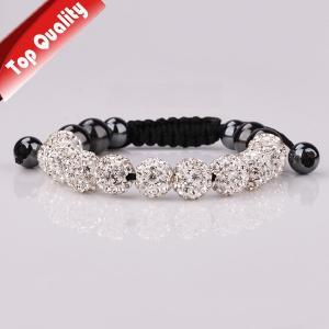 Fashion Bracelets 10mm Crystal Ball(11pcs)..