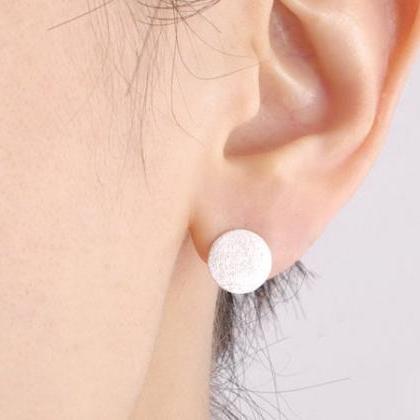 Fashion Jewelry Cc Circle Stud Earrngs Simple Tiny..