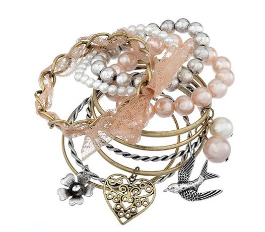 Fashion Bracelets And Lovely Style Multi-pendants Decorated