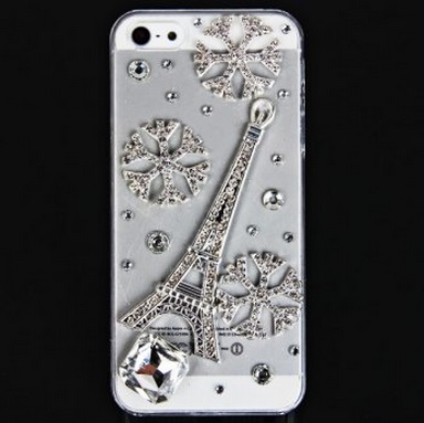 Iphone 5 Case Fashion 3d Tower Transparent Hard Protective