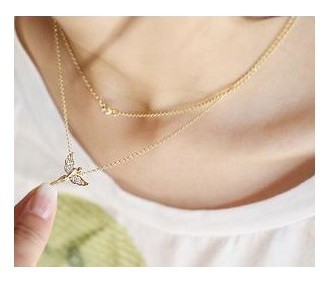 Style Fashion Exquisite Flying Angel Necklace For Women